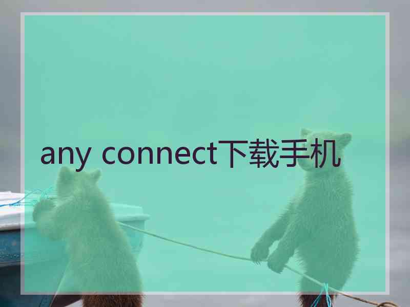 any connect下载手机