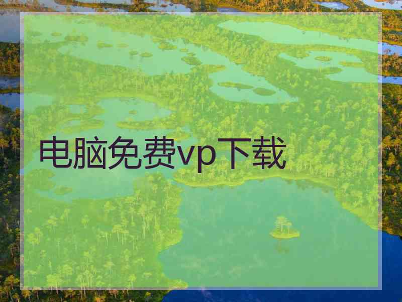 电脑免费vp下载