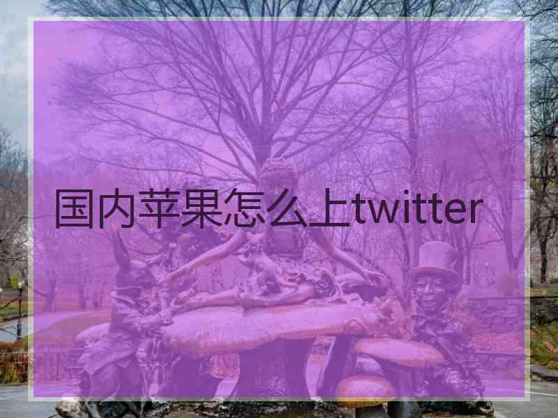 国内苹果怎么上twitter