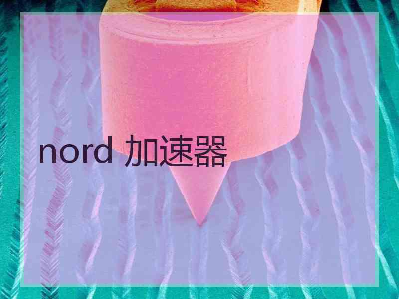 nord 加速器