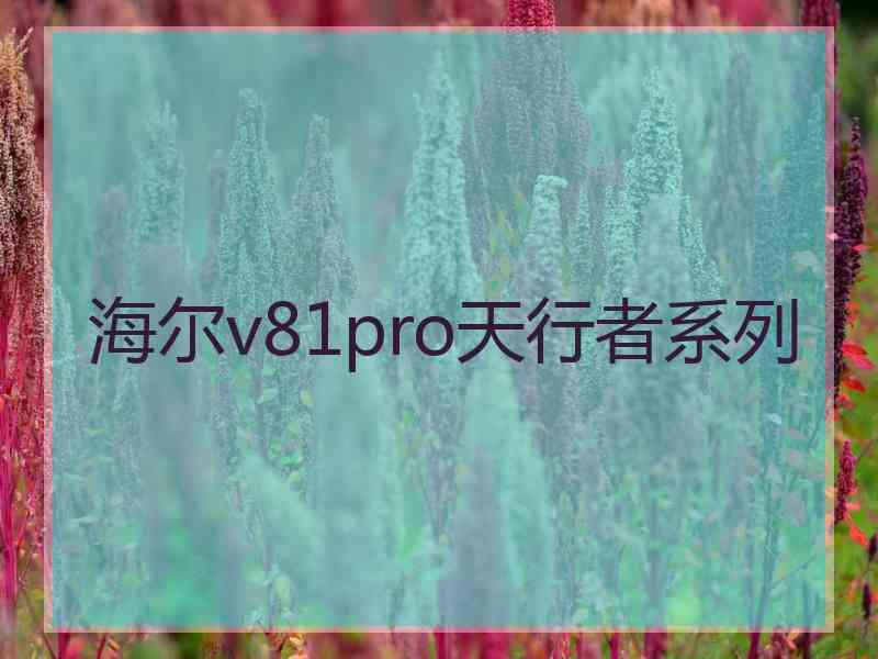 海尔v81pro天行者系列