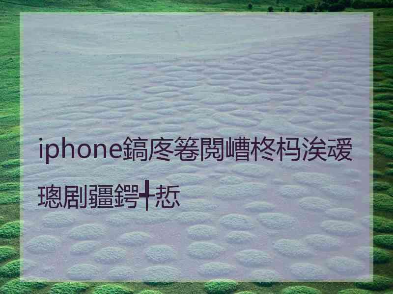 iphone鎬庝箞閲嶆柊杩涘叆璁剧疆鍔╃悊