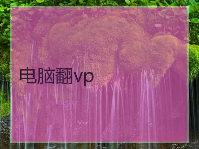 电脑翻vp