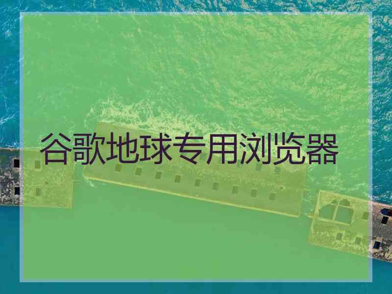 谷歌地球专用浏览器