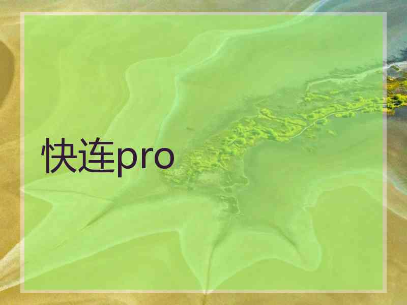 快连pro