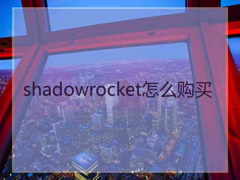 shadowrocket怎么购买