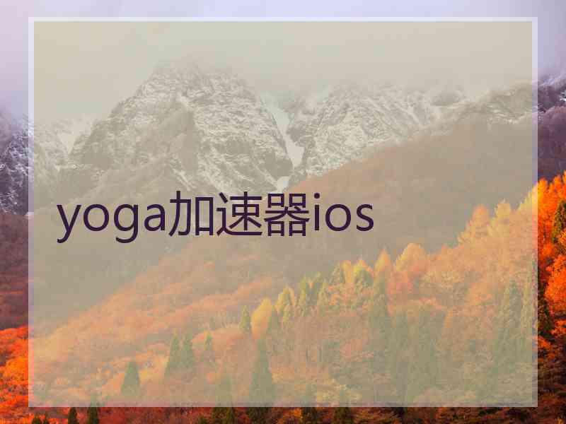 yoga加速器ios