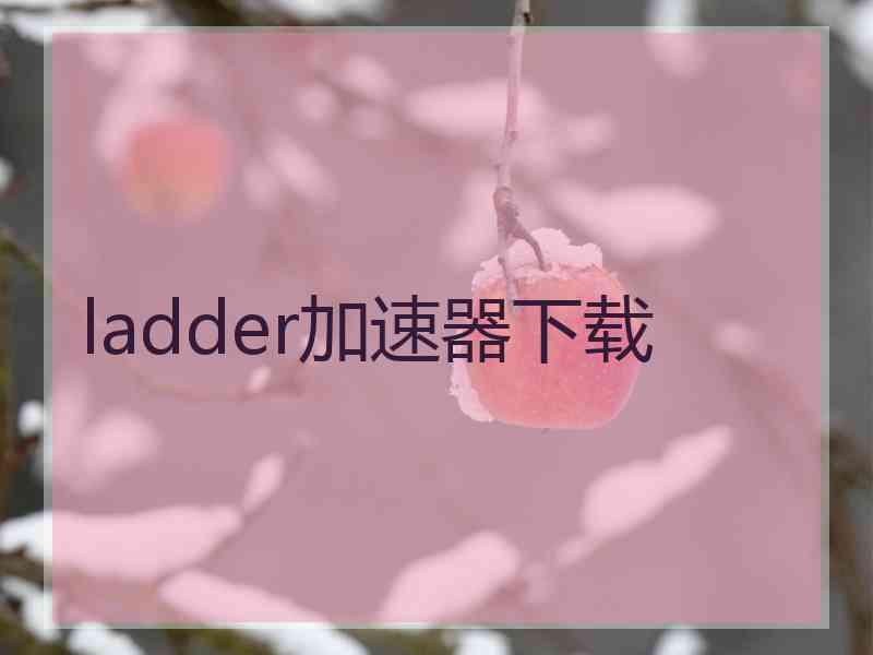 ladder加速器下载