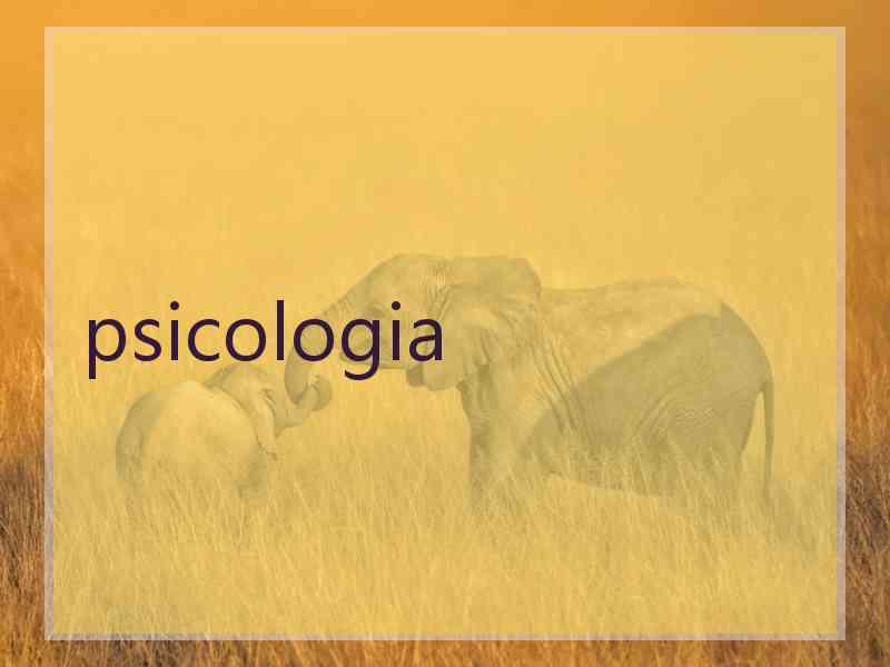 psicologia