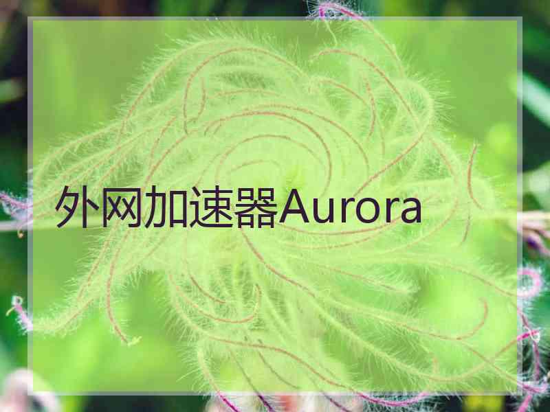 外网加速器Aurora