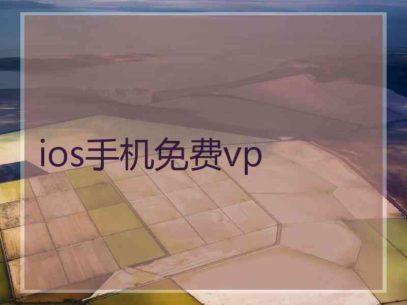 ios手机免费vp