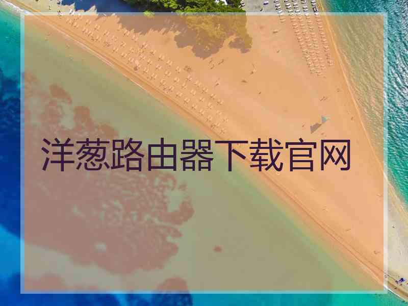 洋葱路由器下载官网