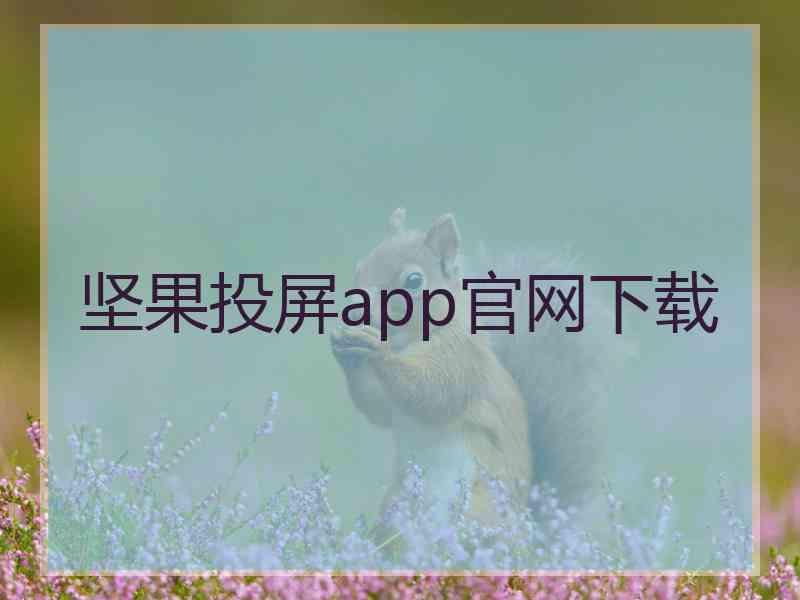 坚果投屏app官网下载