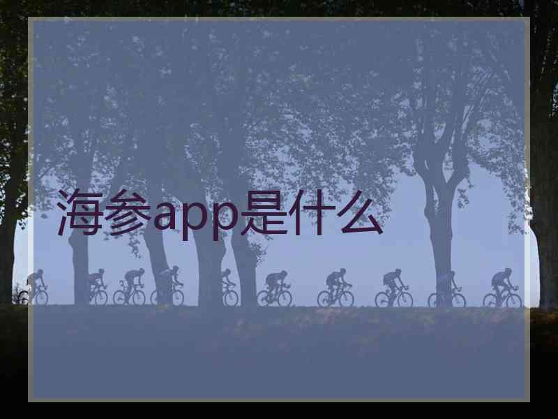 海参app是什么