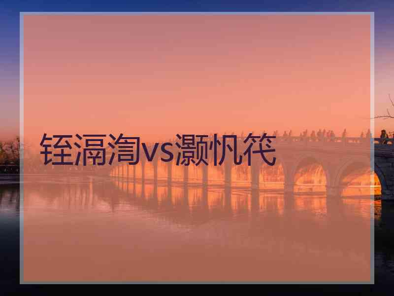 铚滆渹vs灏忛笩