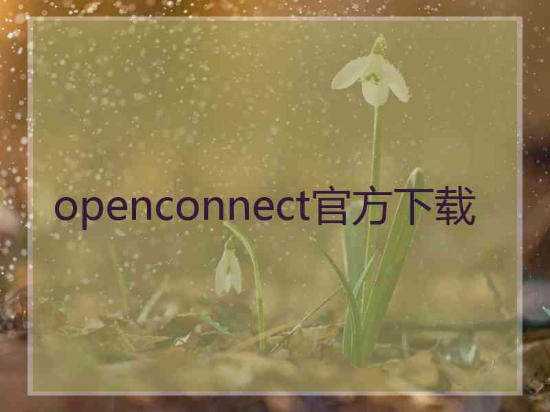 openconnect官方下载