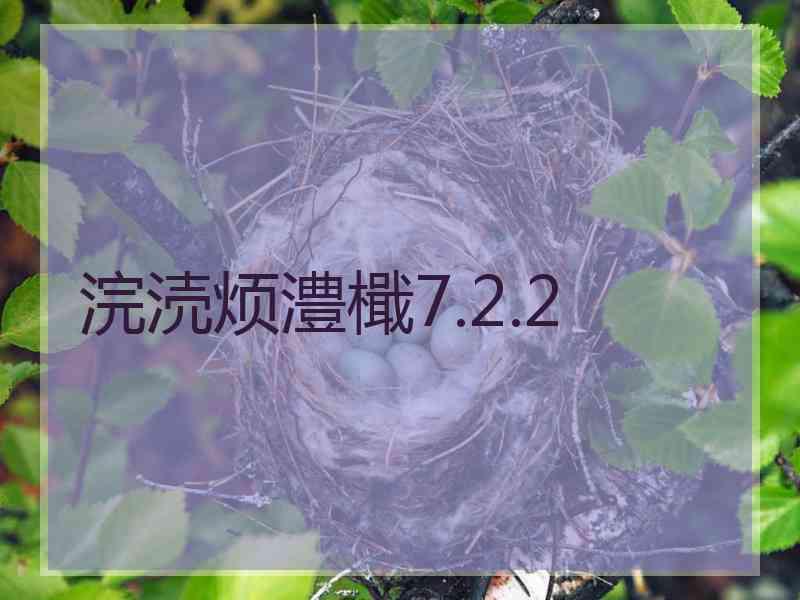 浣涜烦澧檝7.2.2