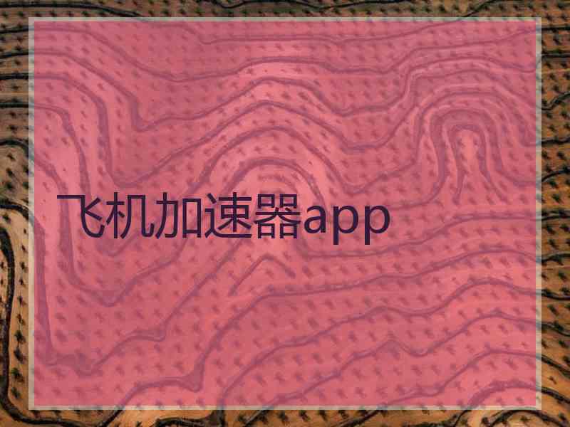 飞机加速器app