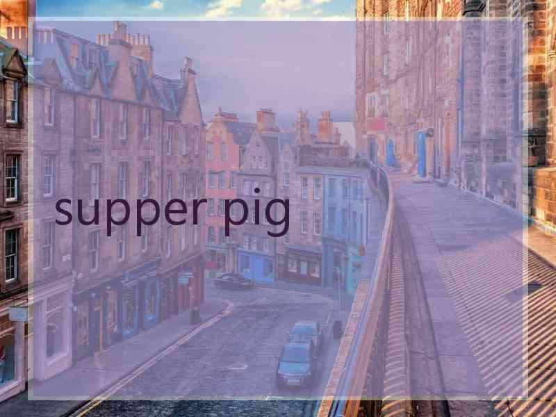 supper pig