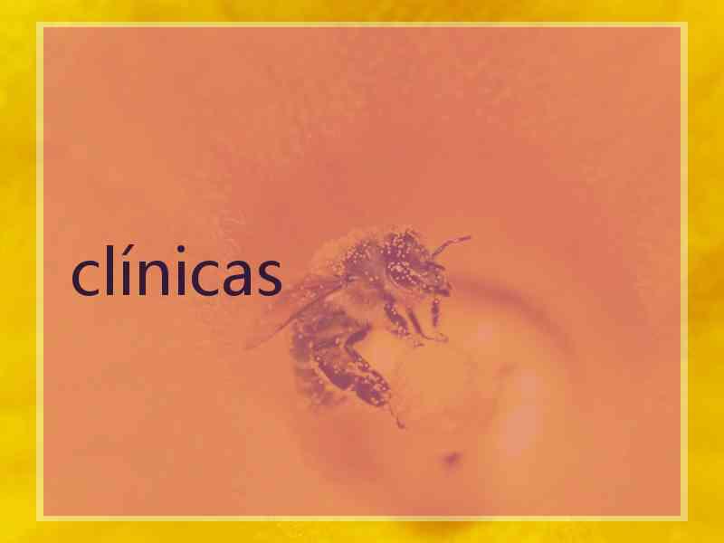 clínicas