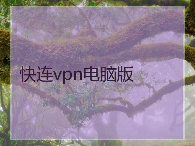 快连vpn电脑版