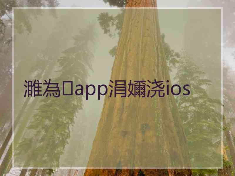 濉為app涓嬭浇ios