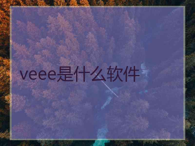 veee是什么软件