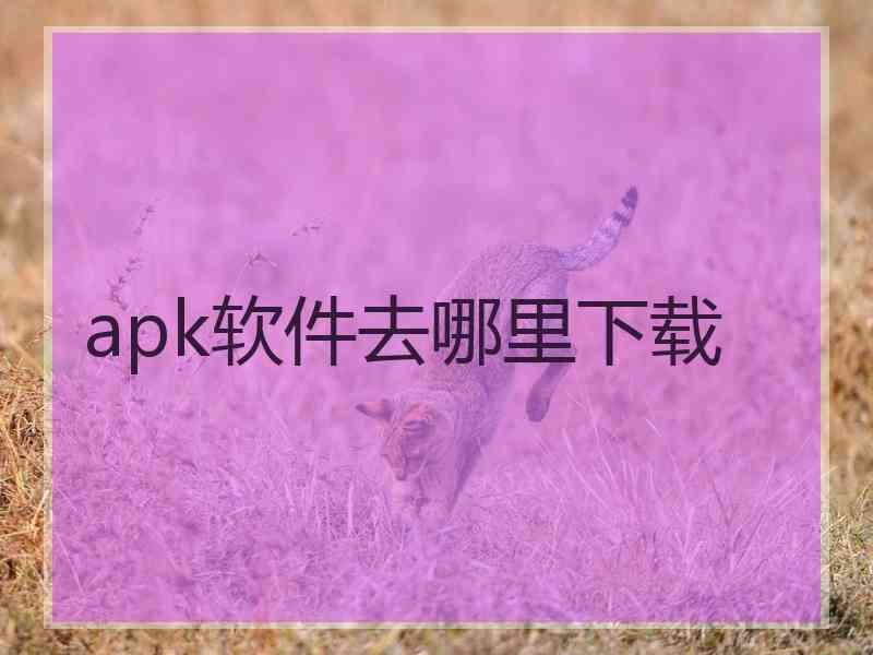 apk软件去哪里下载