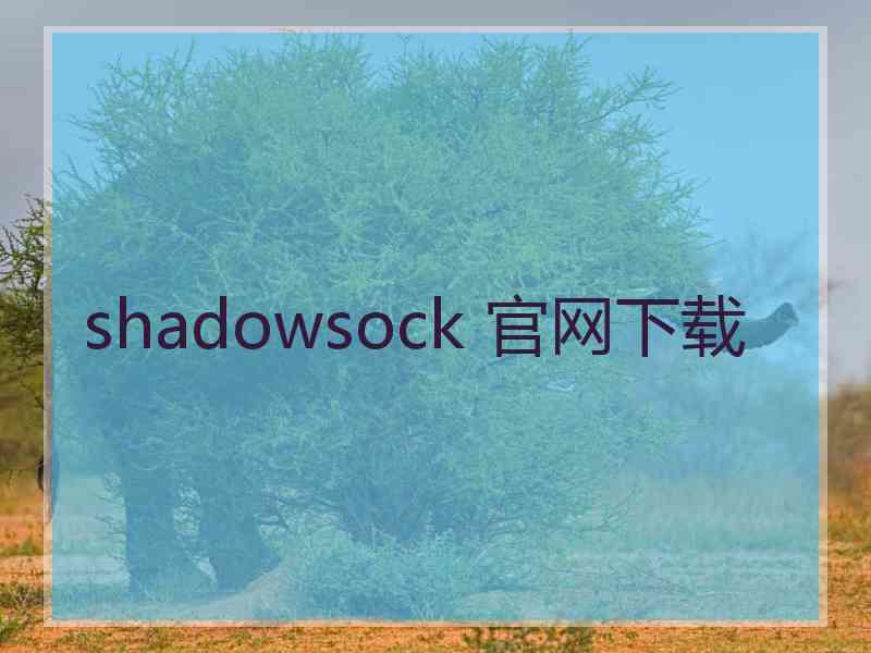 shadowsock 官网下载