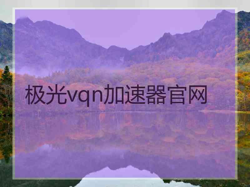 极光vqn加速器官网