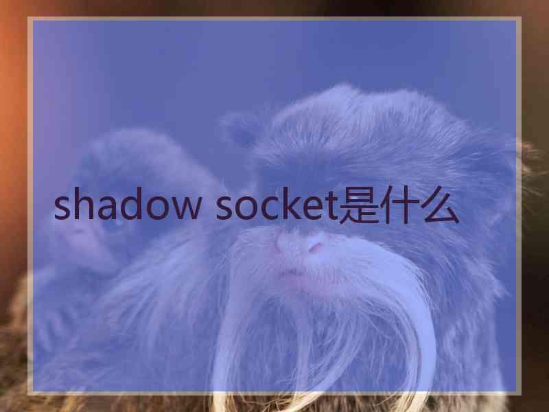 shadow socket是什么