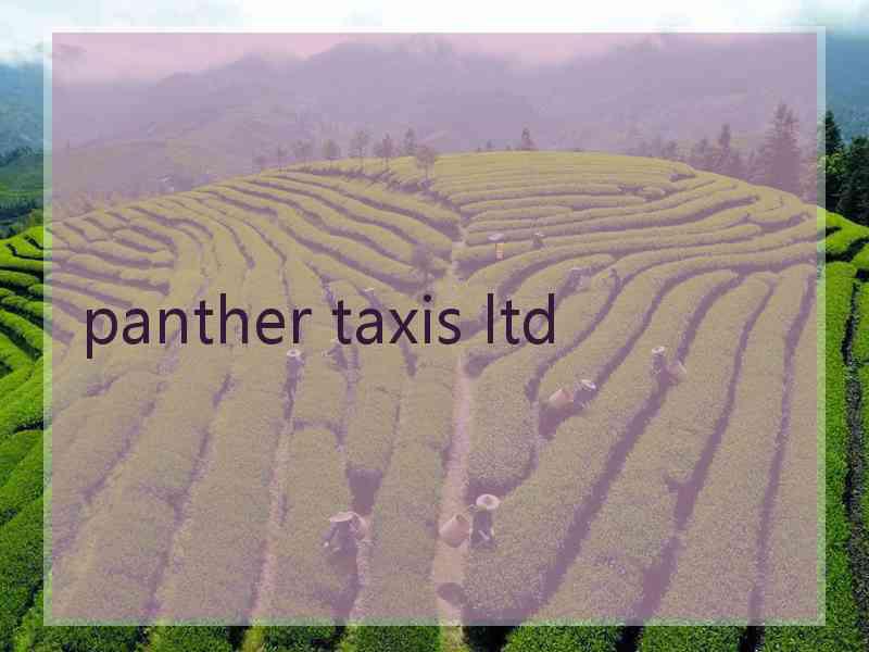 panther taxis ltd