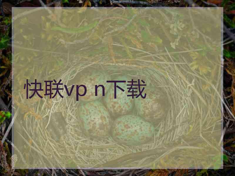 快联vp n下载