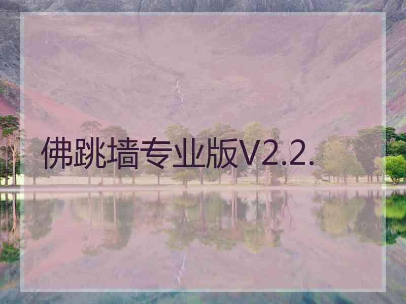 佛跳墙专业版V2.2.