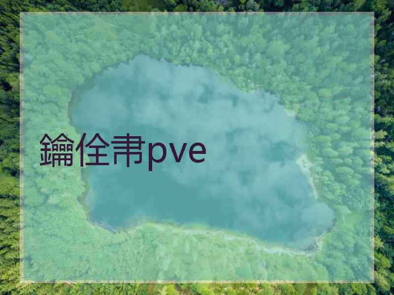 鑰佺帇pve