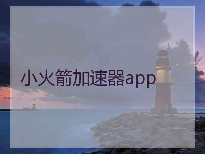 小火箭加速器app