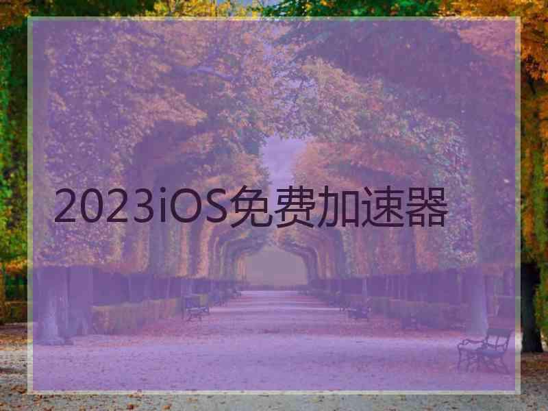 2023iOS免费加速器