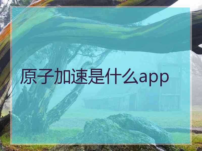 原子加速是什么app