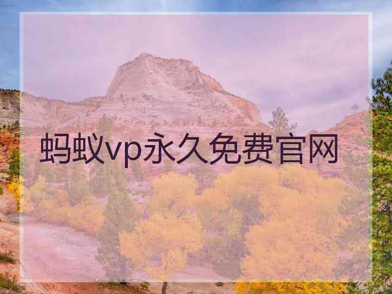 蚂蚁vp永久免费官网