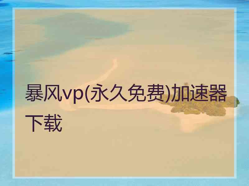 暴风vp(永久免费)加速器下载