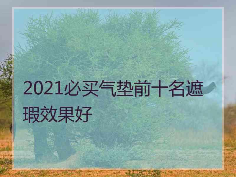 2021必买气垫前十名遮瑕效果好