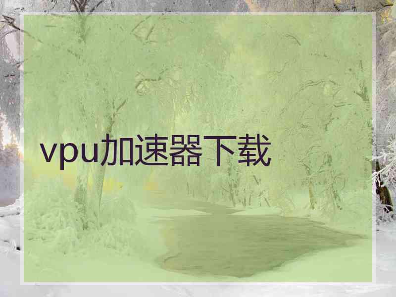 vpu加速器下载