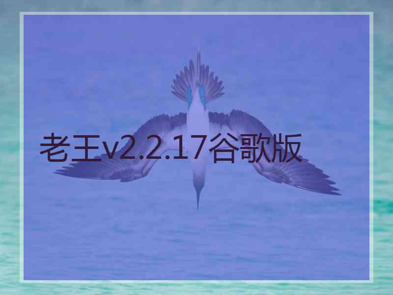 老王v2.2.17谷歌版