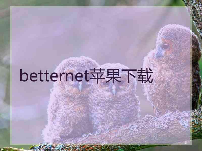 betternet苹果下载