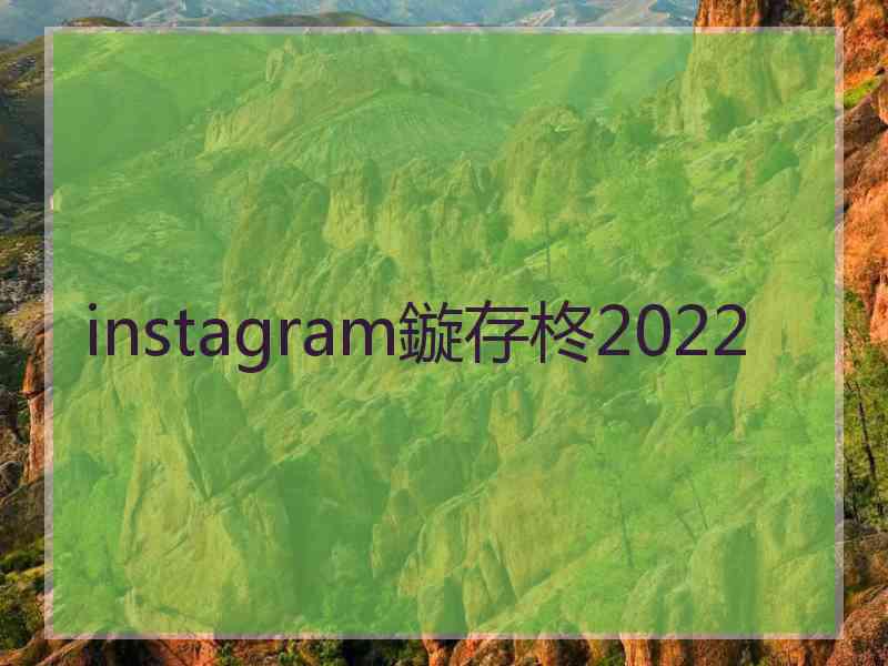 instagram鏇存柊2022