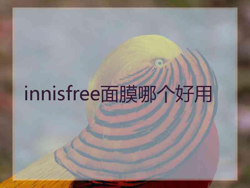 innisfree面膜哪个好用