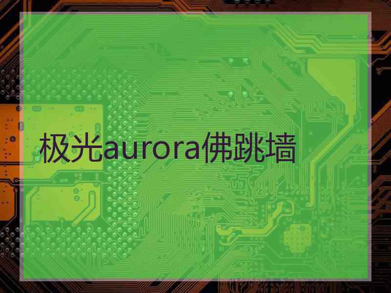 极光aurora佛跳墙