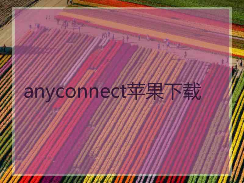 anyconnect苹果下载