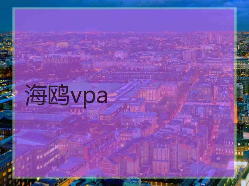 海鸥vpa