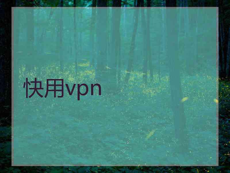 快用vpn